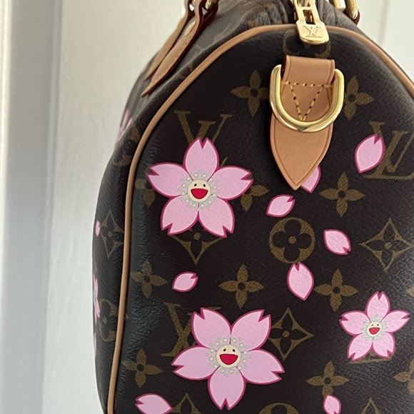 Louis Vuitton Pink Monogram Cherry Blossom Speedy Bag RARE 🌸 - Picture 4 of 5